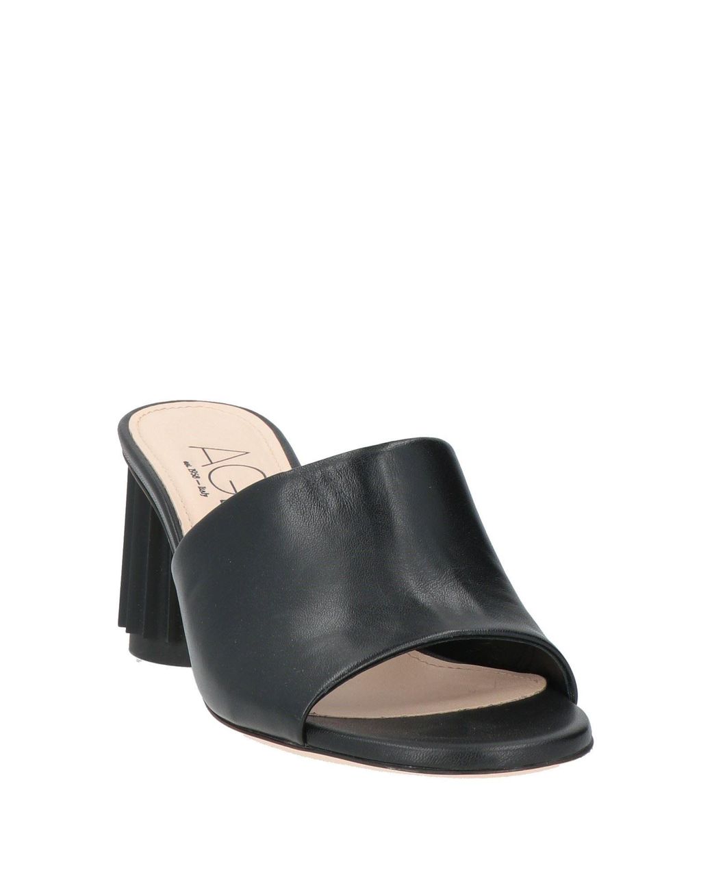 Agl Attilio Giusti Leombruni Black Sandals Leather