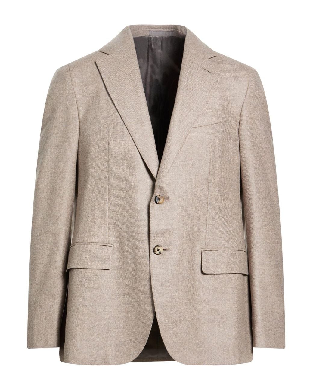Caruso Natural Blazer Wool for men
