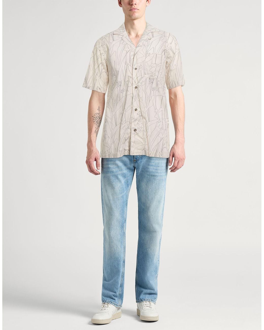 Paolo Pecora White Shirt Cotton for men