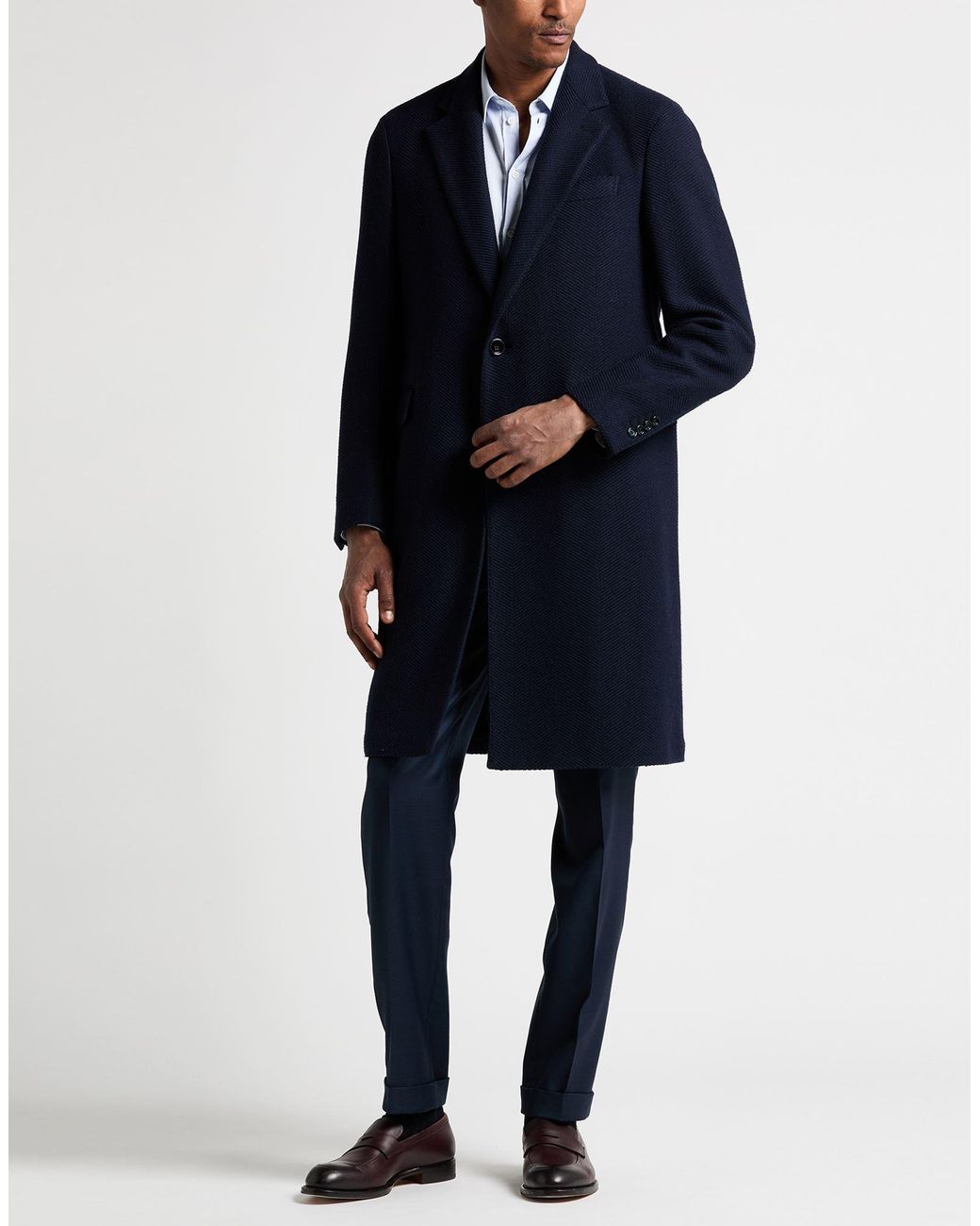 Lardini Blue Coat for men