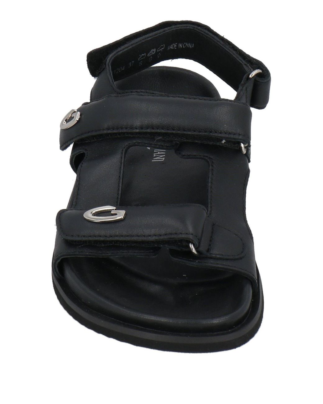 Alberto Guardiani Black Sandals Leather
