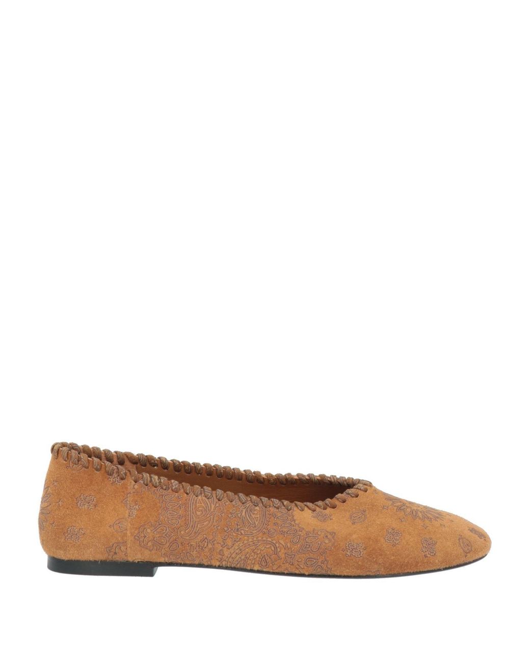 ARIZONA LOVE Brown Camel Ballet Flats Leather