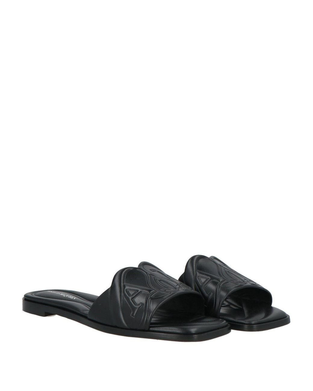 McQueen Black Sandals