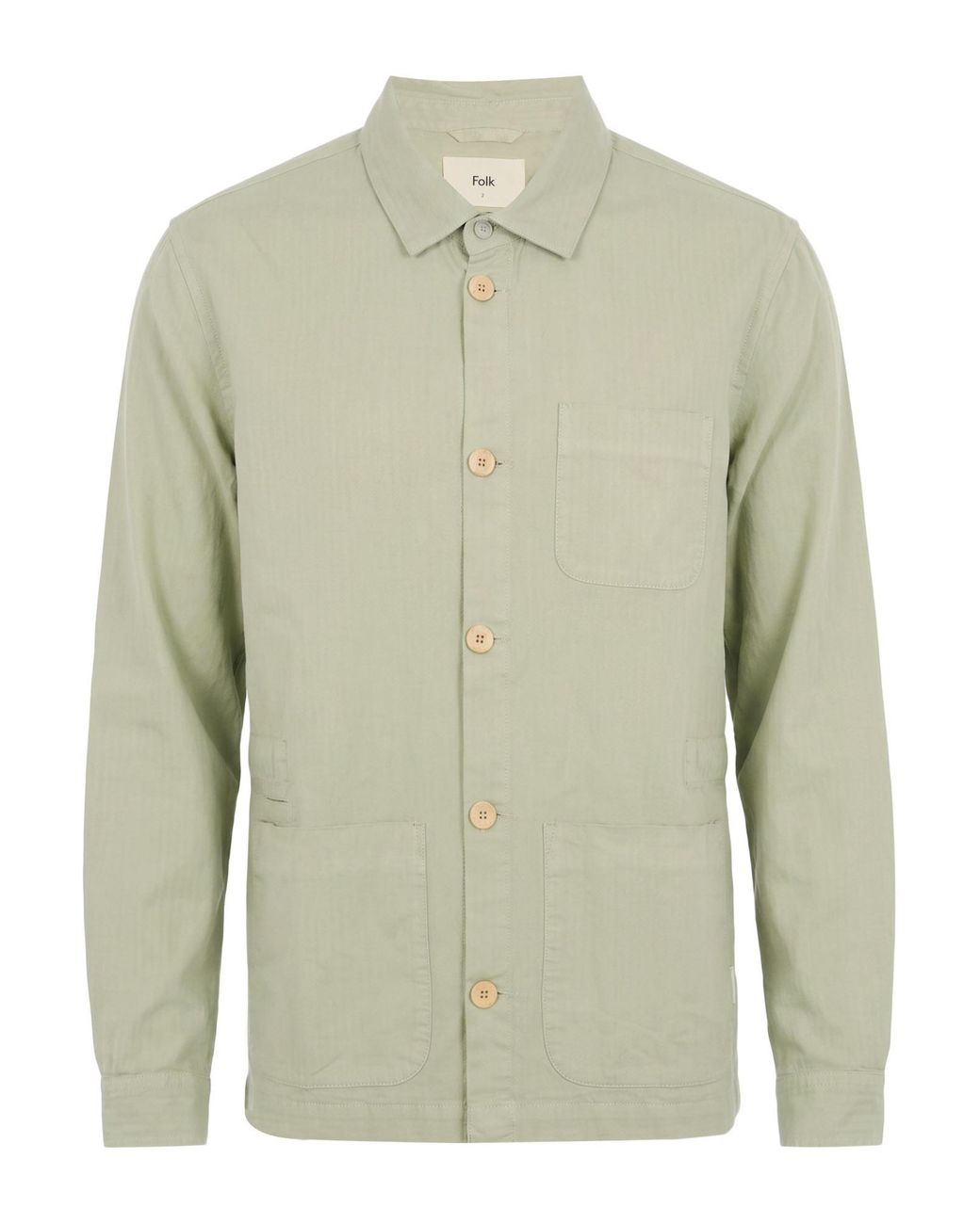 Folk Green Jacket Cotton for men