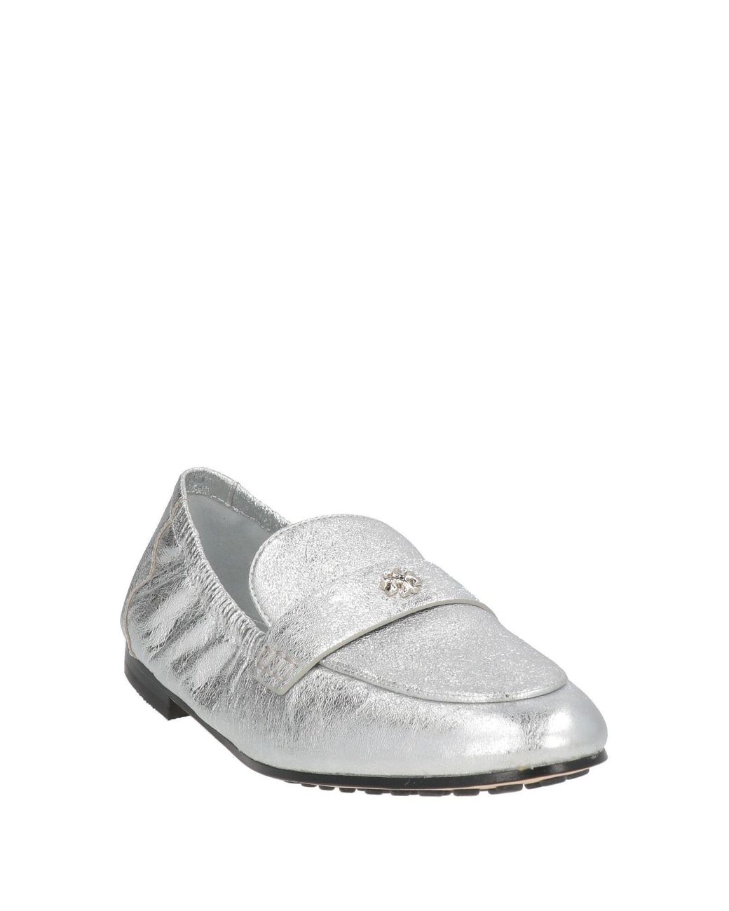 Tory Burch White Loafers Leather