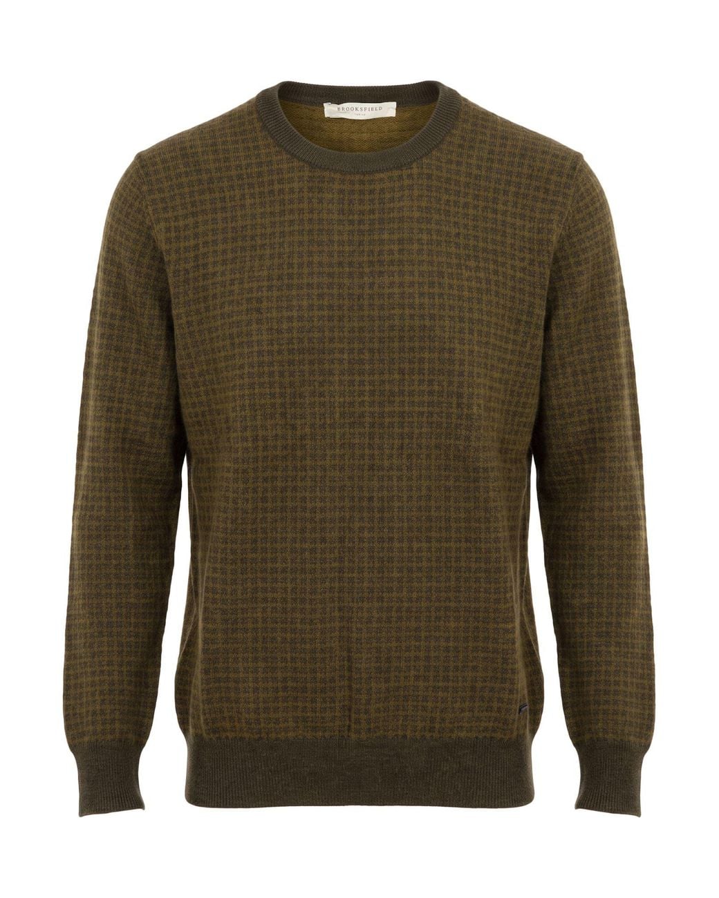 Brooksfield Pullover in Green für Herren
