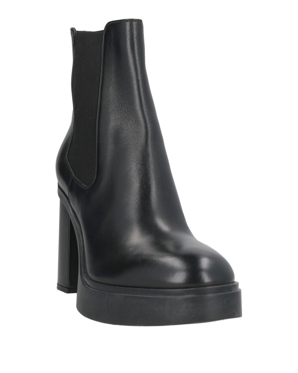 Santoni Black Ankle Boots