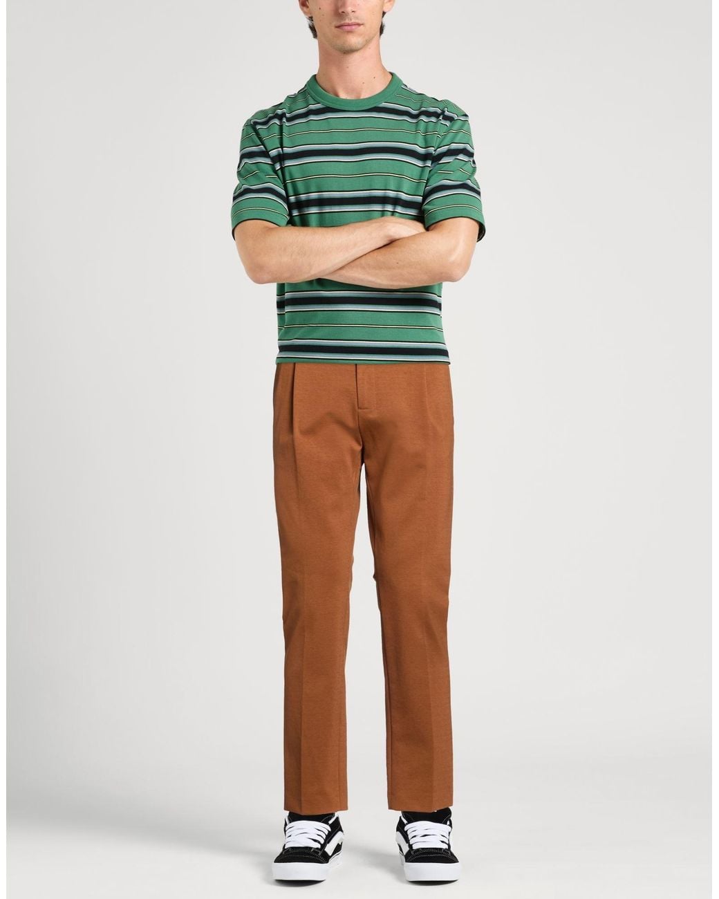 Daniele Alessandrini Brown Trouser for men