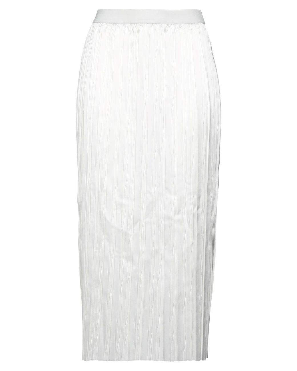 Roberto Collina White Midi Skirt
