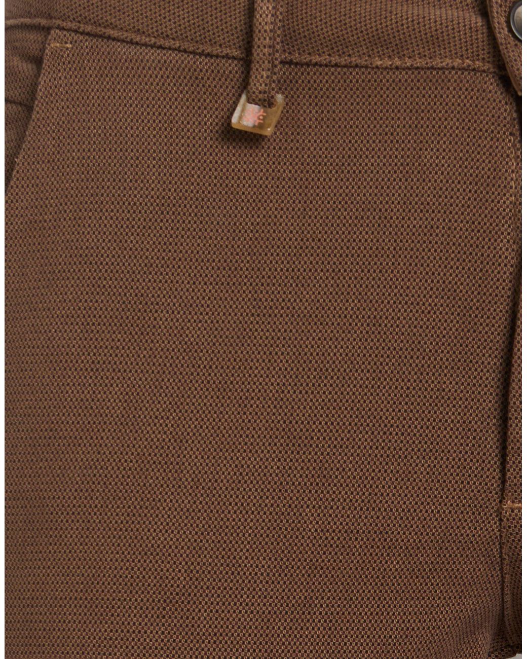 Squad² Brown Pants Cotton, Elastane for men