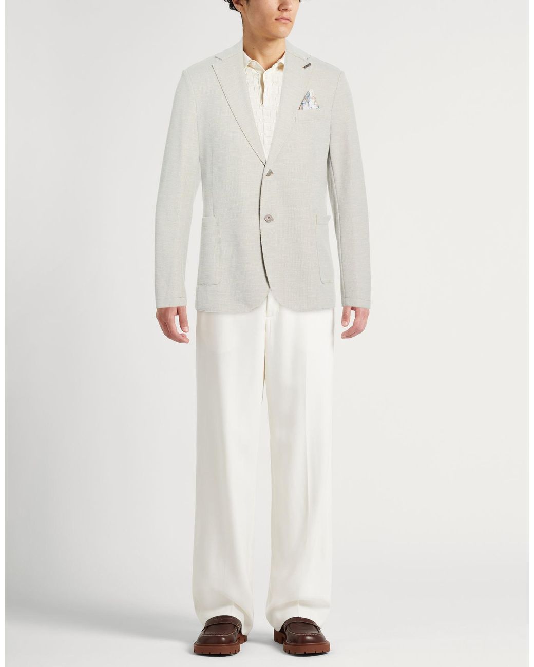 Bob White Blazer Polyester, Cotton for men