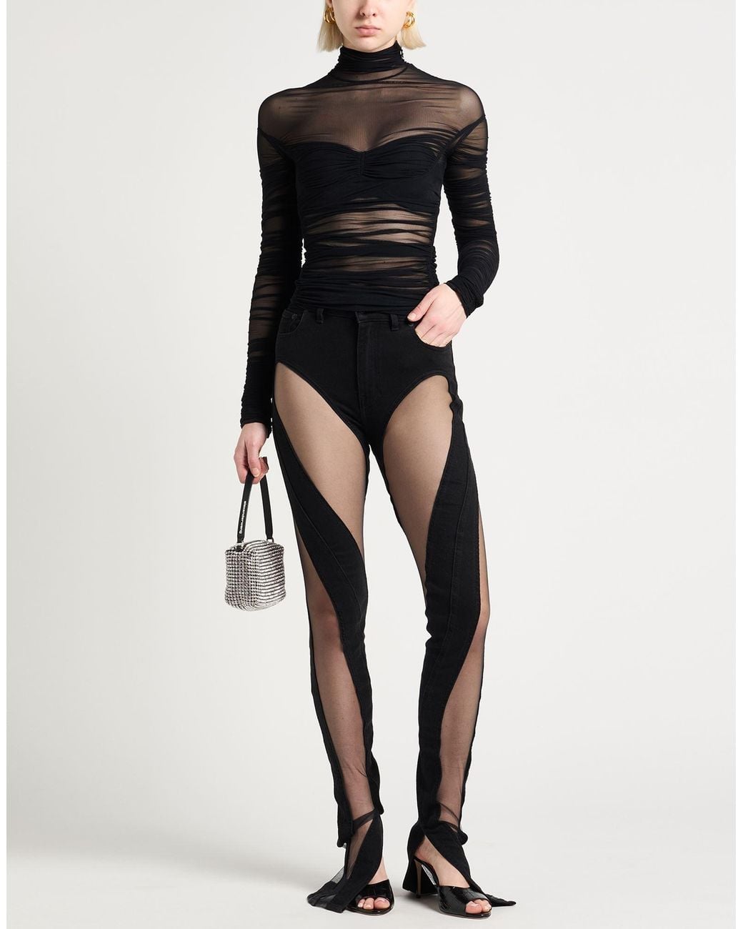 Mugler Black Jeans