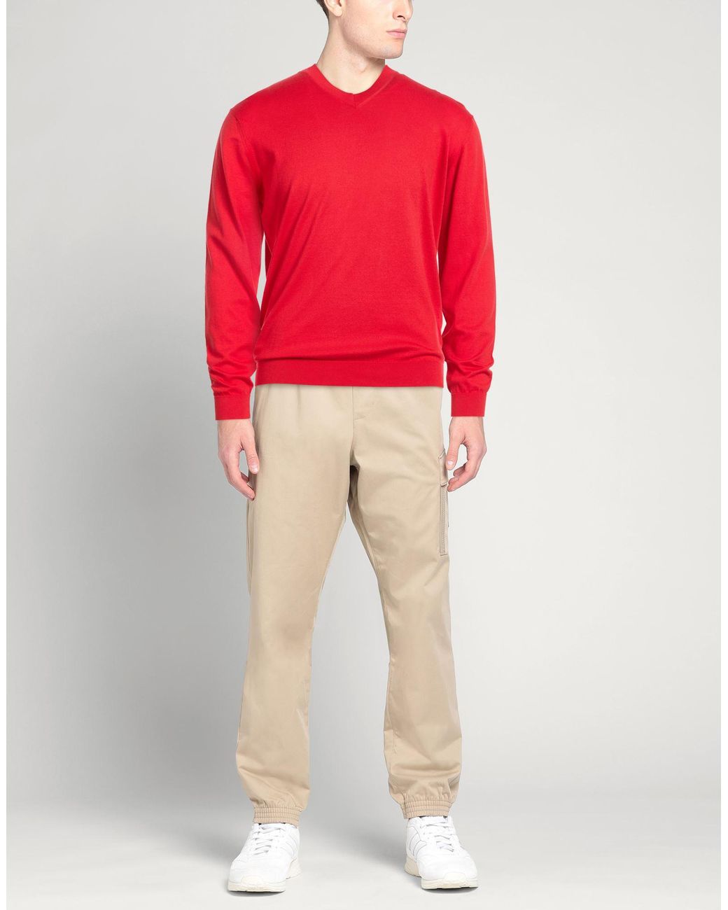 FILIPPO DE LAURENTIIS Red Sweaters for men