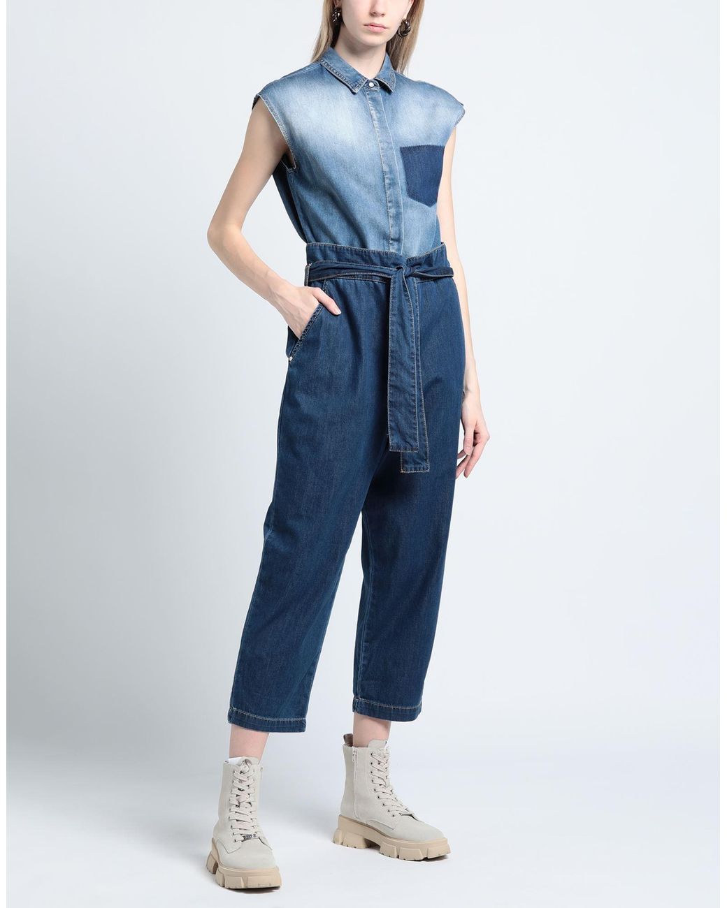 Manila Grace Blue Jumpsuit
