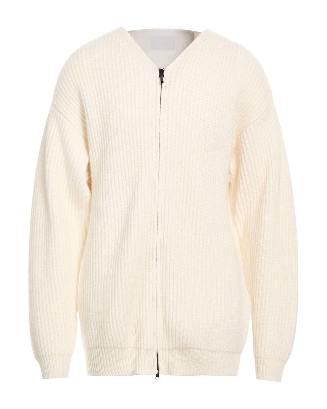 Alpha Studio White Cream Cardigan Wool, Viscose, Polyamide, Cashmere for men