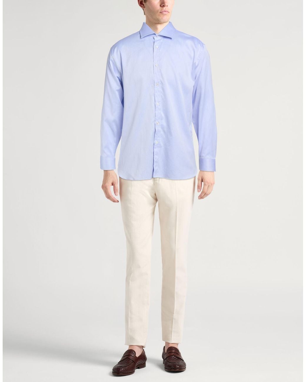 Camisa Dunhill de hombre de color Blue