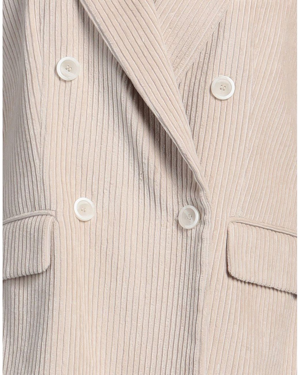 Eleventy Natural Blazer Cotton