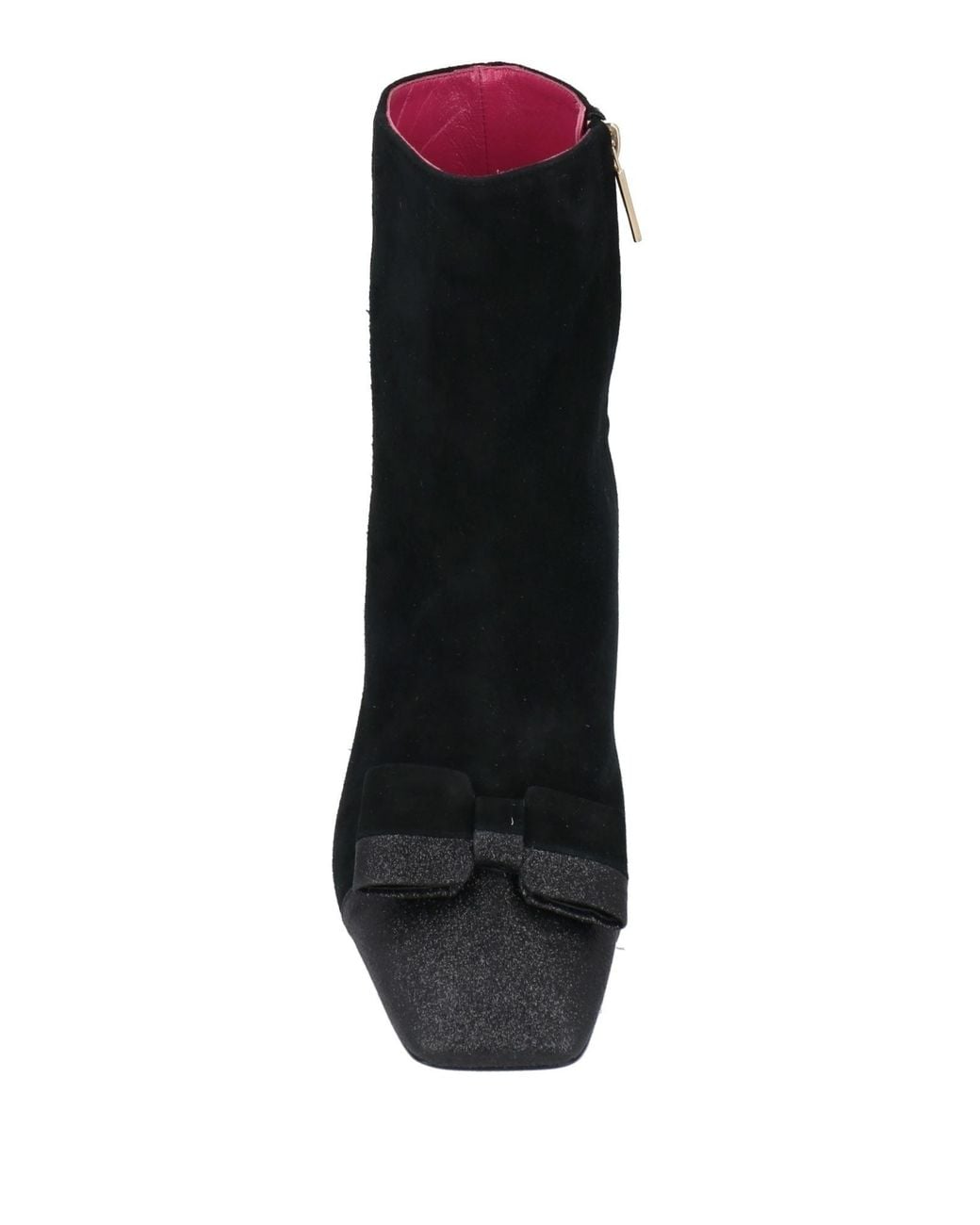 Pollini Black Ankle Boots Leather