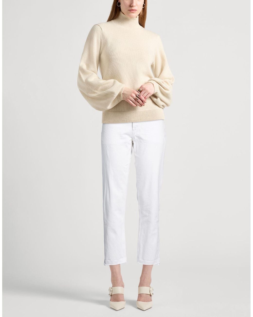 Dior White Jeans Cotton