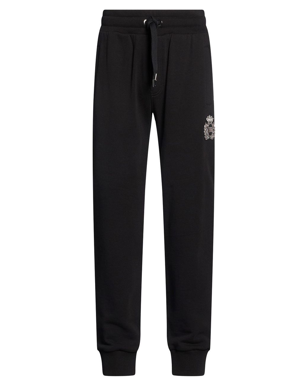 Dolce & Gabbana Black Pants Cotton, Brass, Glass for men
