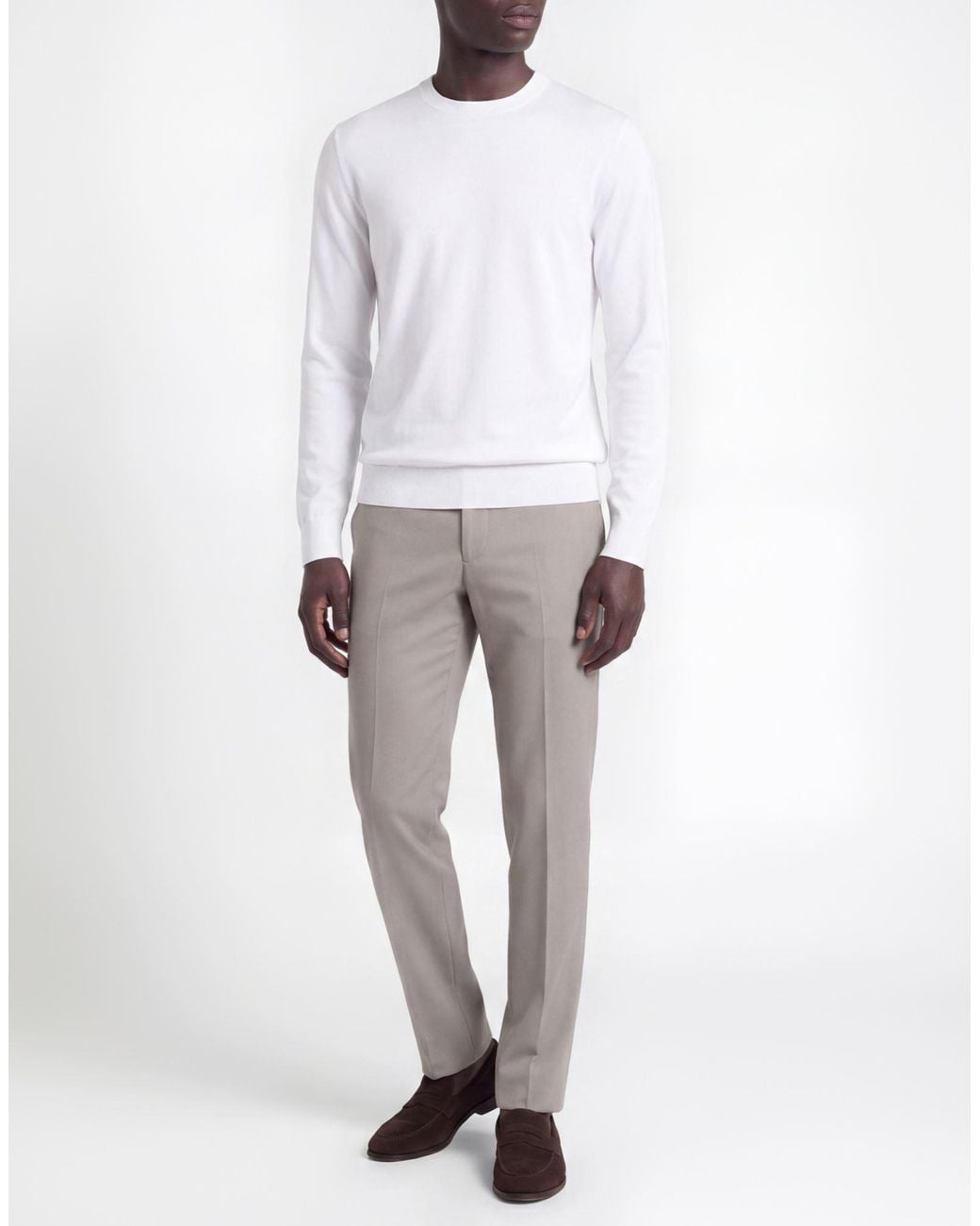 Paolo Pecora White Jumper for men