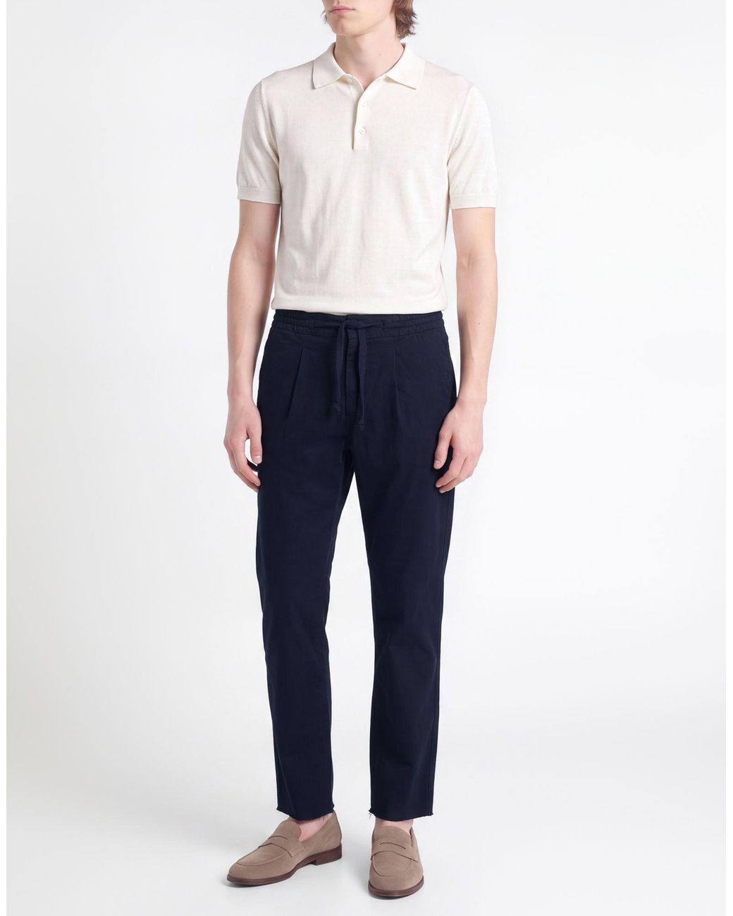 Pantalone di Fedeli in Blue da Uomo
