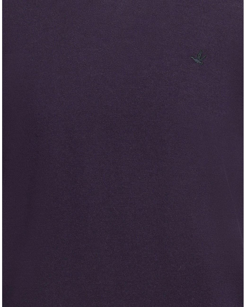 Brooksfield Blue Sweater Virgin Wool for men