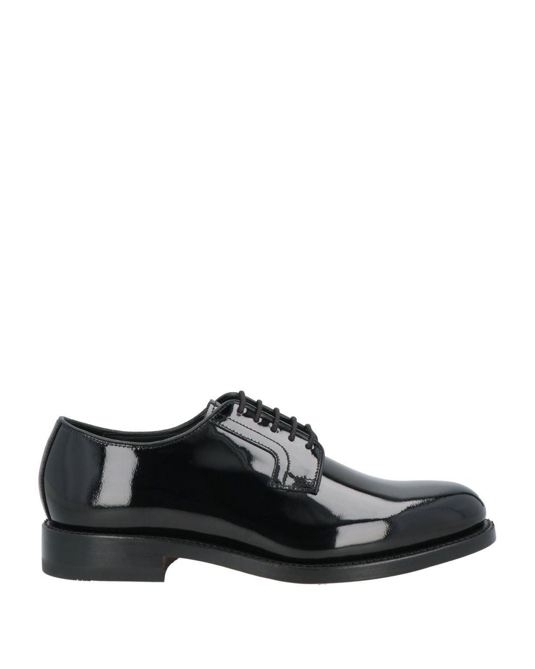 G.H.BASS Black Lace-Up Shoes Leather for men