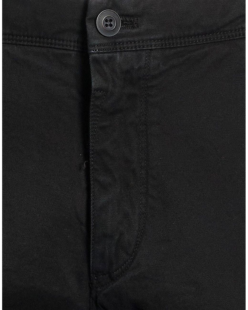 Mason's Black Pants Cotton, Elastane for men