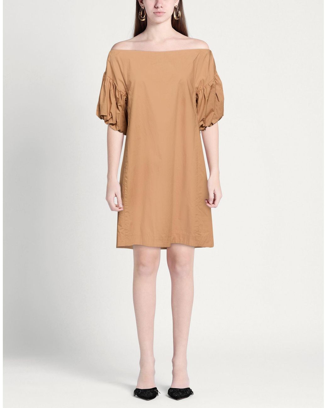 Soallure Natural Mini Dress