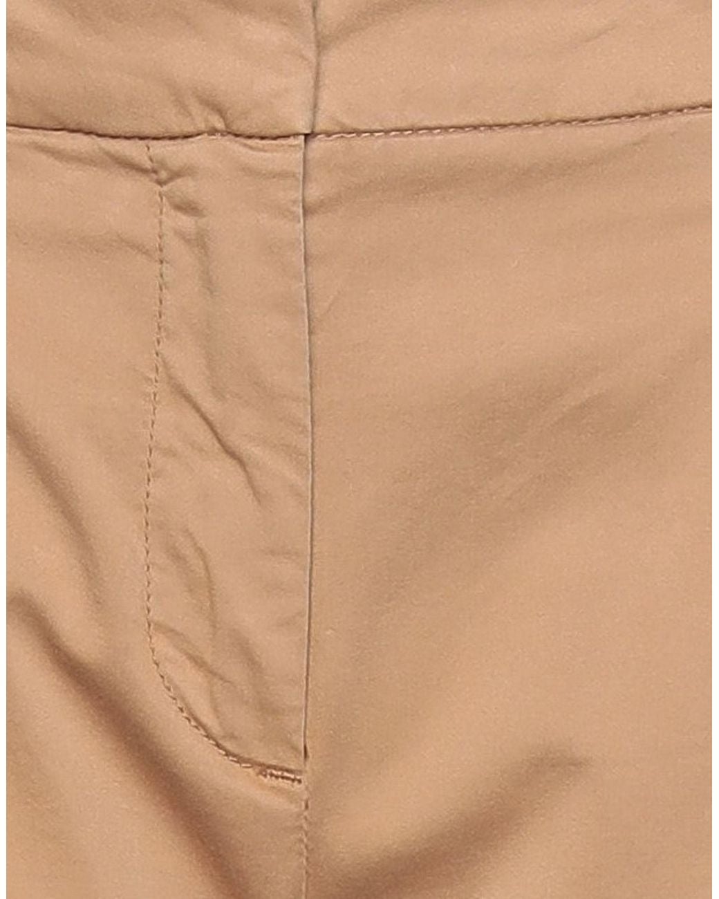 Teleria Zed Natural Camel Pants Cotton, Elastane
