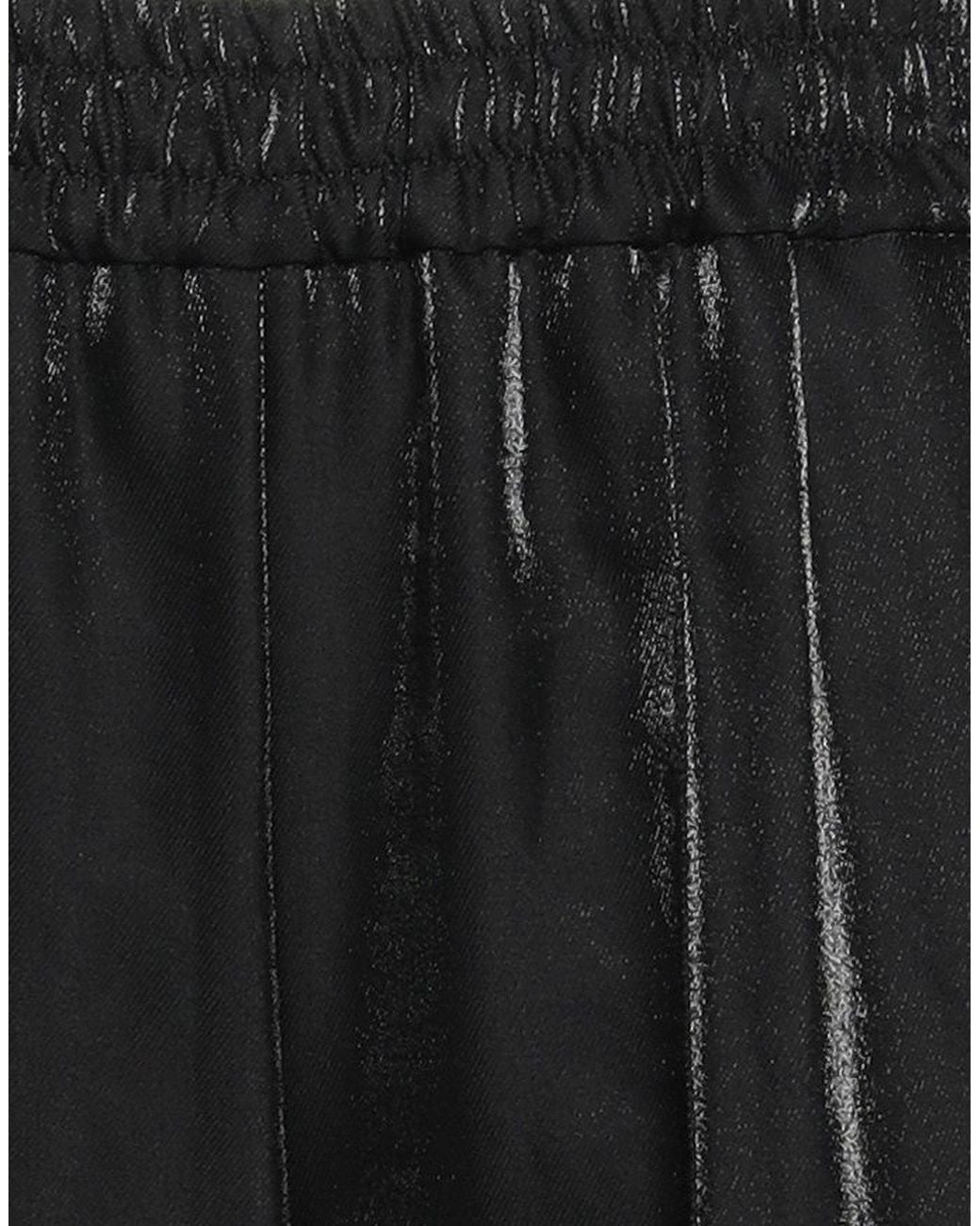 Dondup Black Pants Virgin Wool, Polyamide