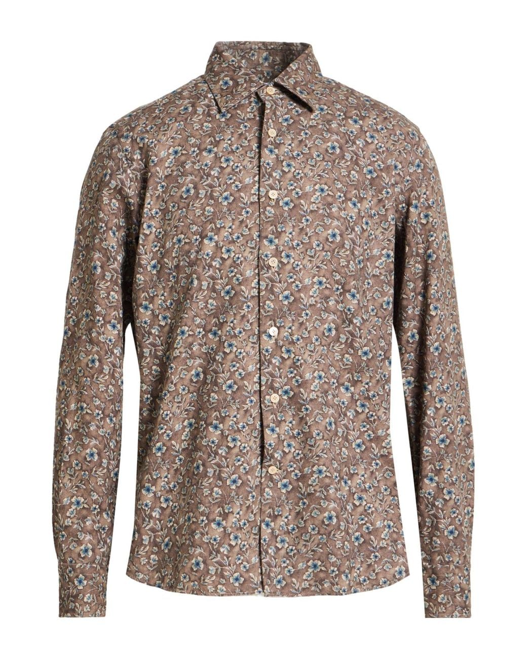 Alessandro Gherardi Brown Shirt for men