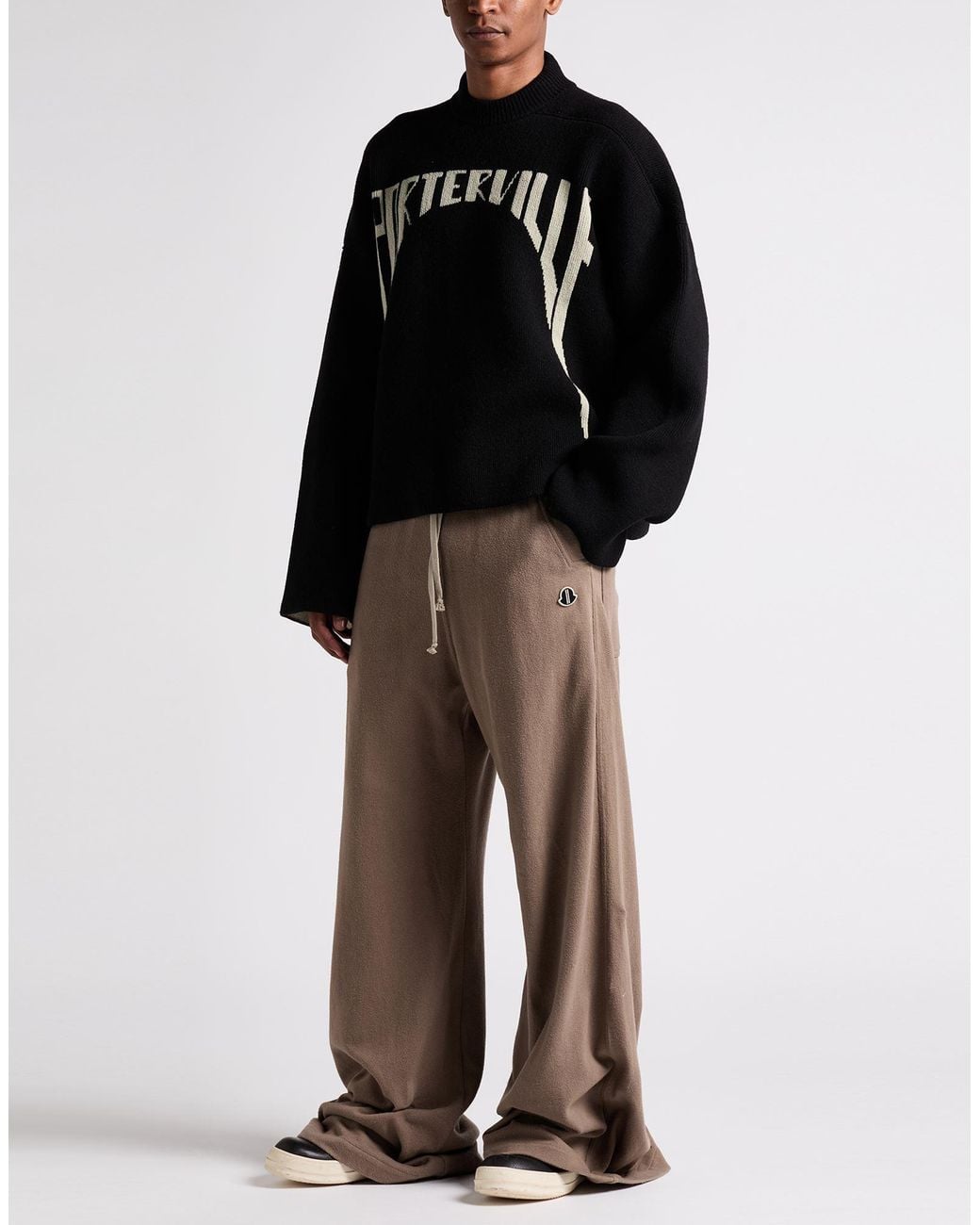 Moncler Brown Khaki Pants Cotton for men