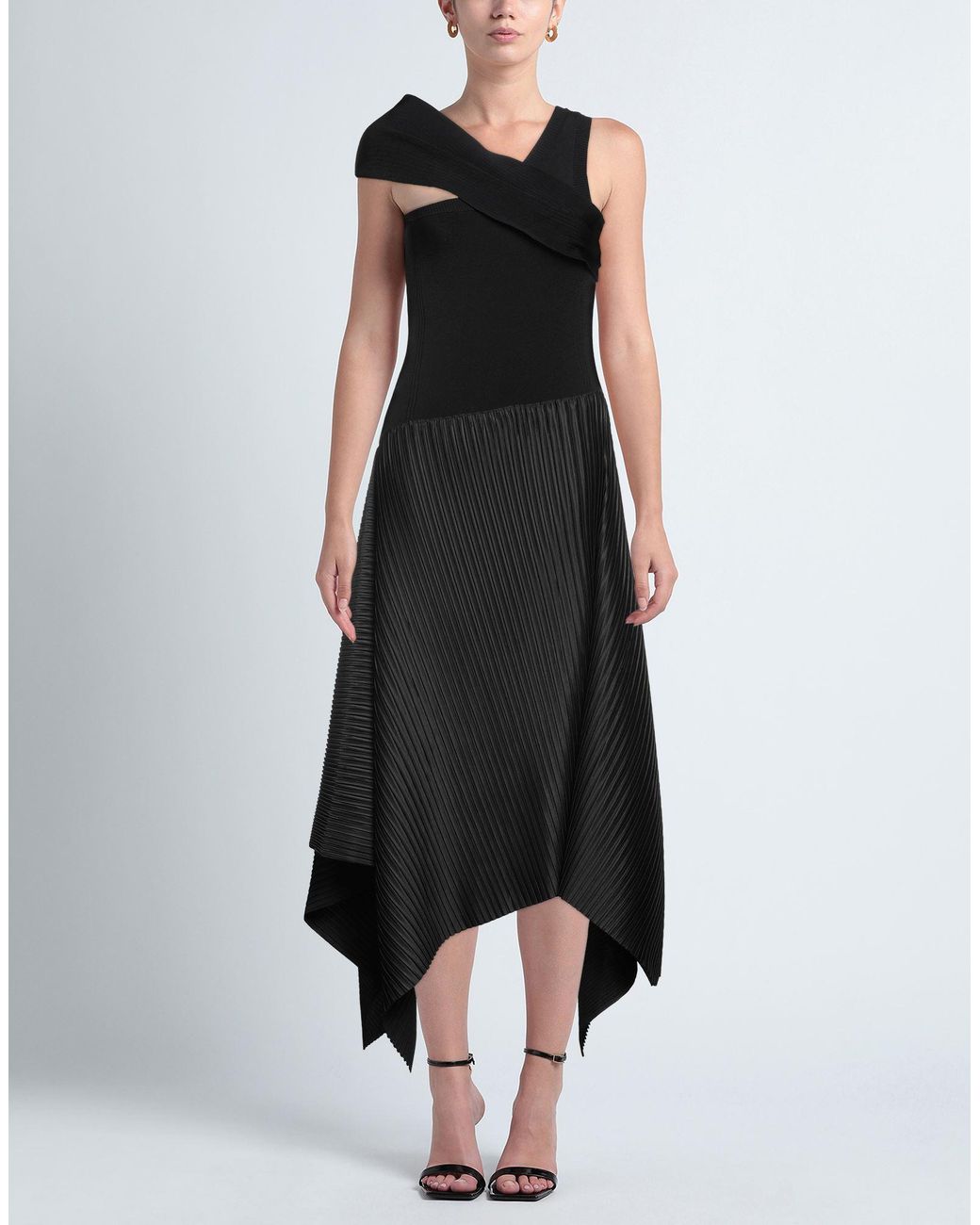 AZ FACTORY Black Midi Dress