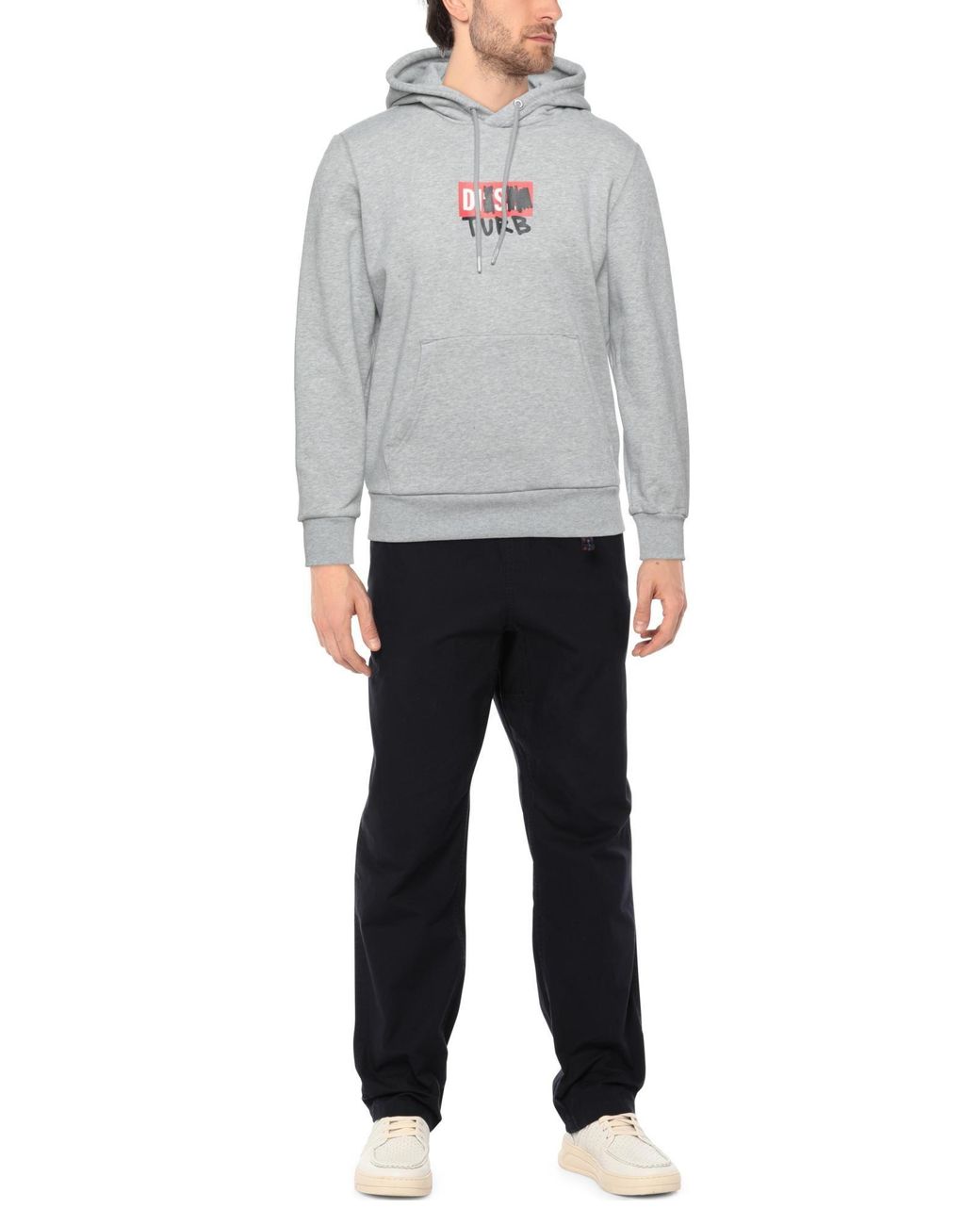 DIESEL Gray Sweatshirt for men