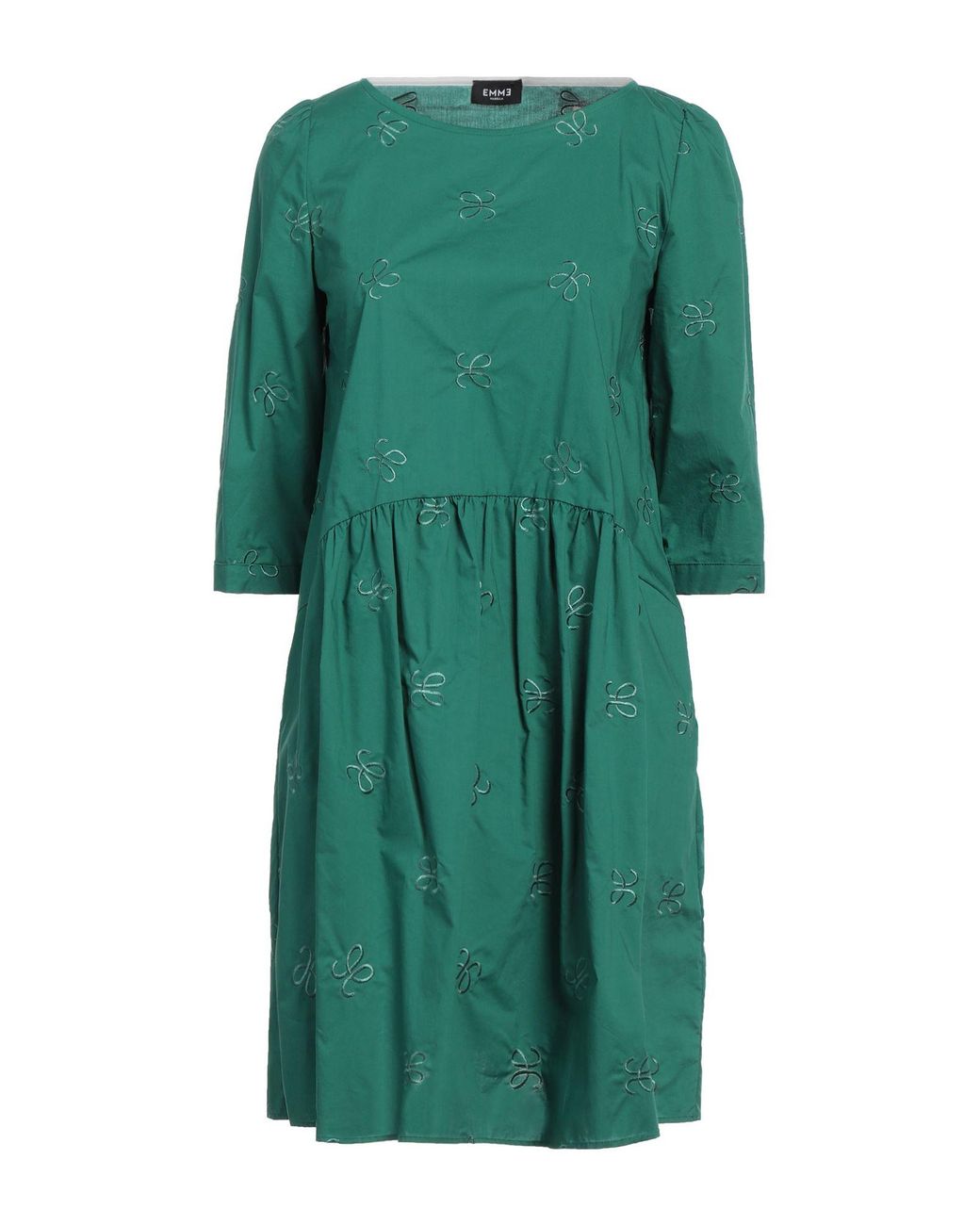 Marella Green Mini Dress Cotton, Polyester