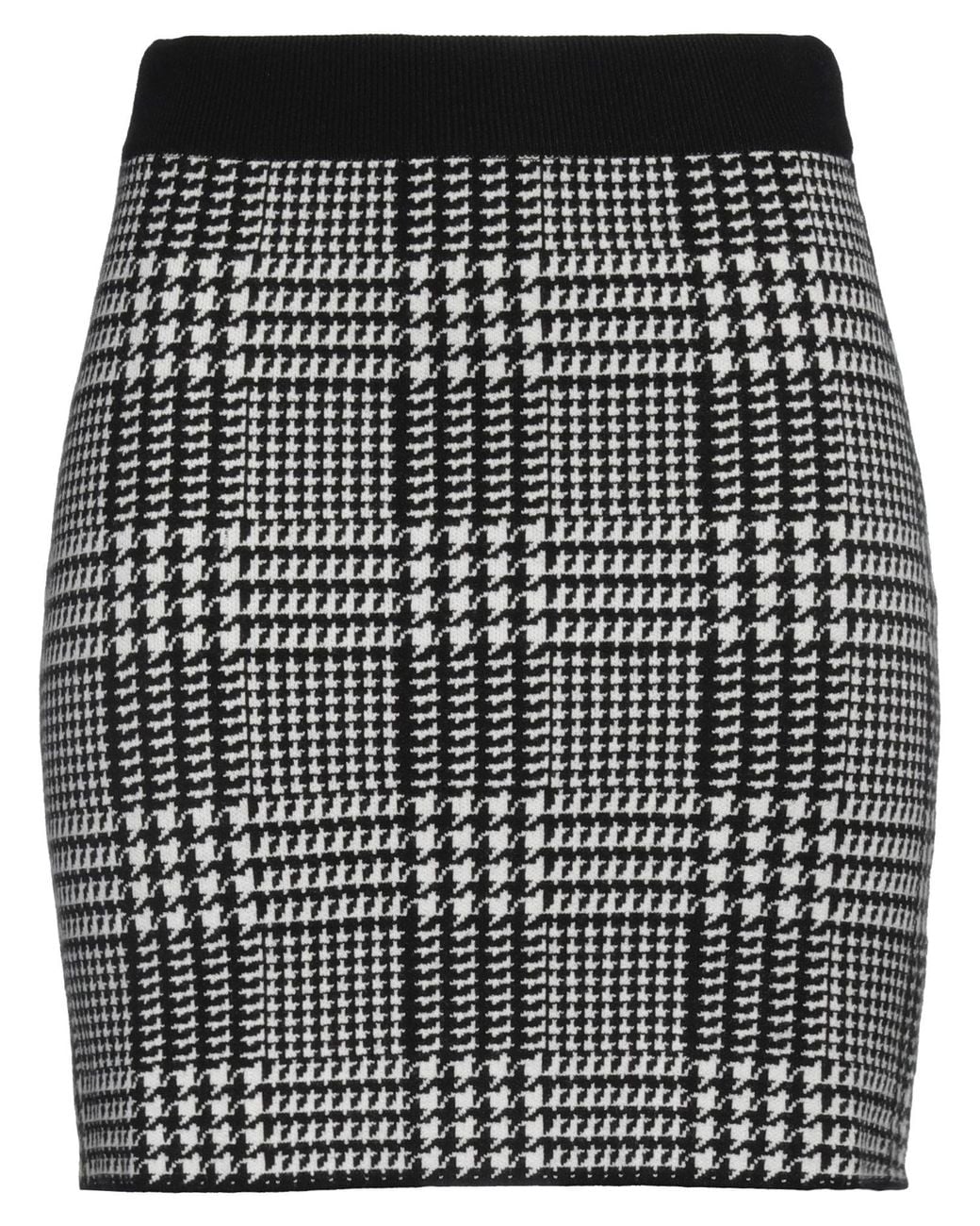 Cashmere Company Black Mini Skirt Wool, Cashmere, Nylon, Elastane