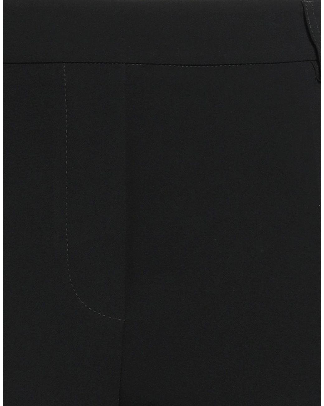 RUE DU BAC Black Pants Polyester, Elastane