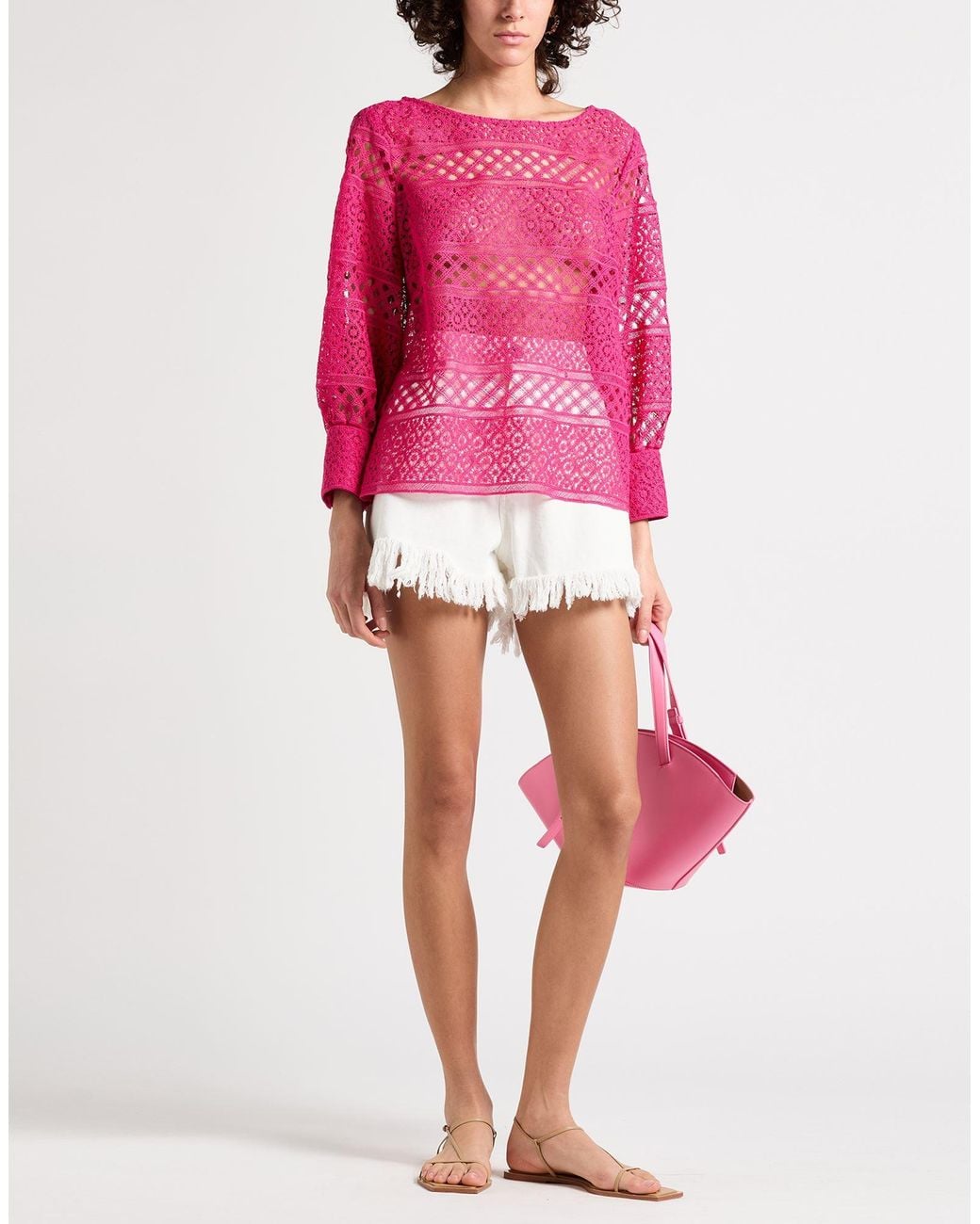 Clips Pink Top Polyester