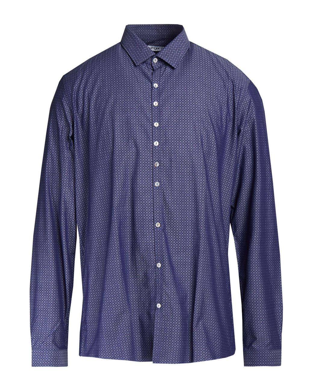 Emanuel Ungaro Blue Shirt Cotton for men