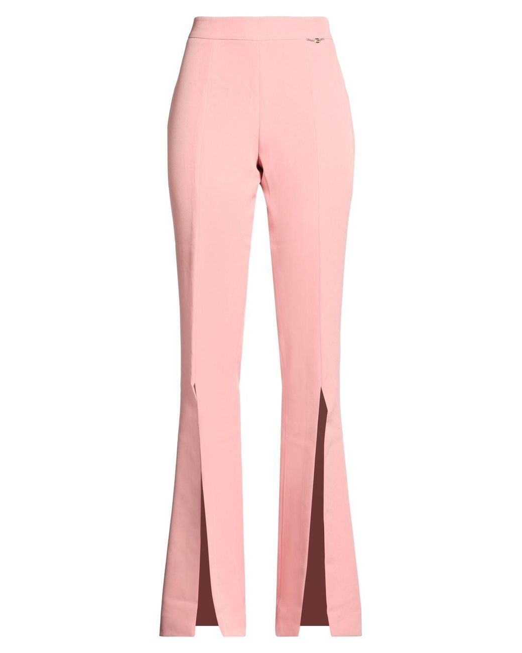 Gaelle Paris Pink Pants Polyester, Elastane