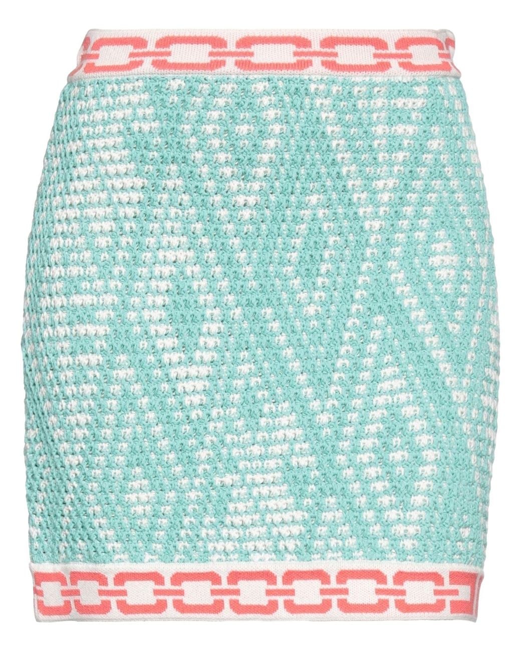Elisabetta Franchi Green Mini Skirt