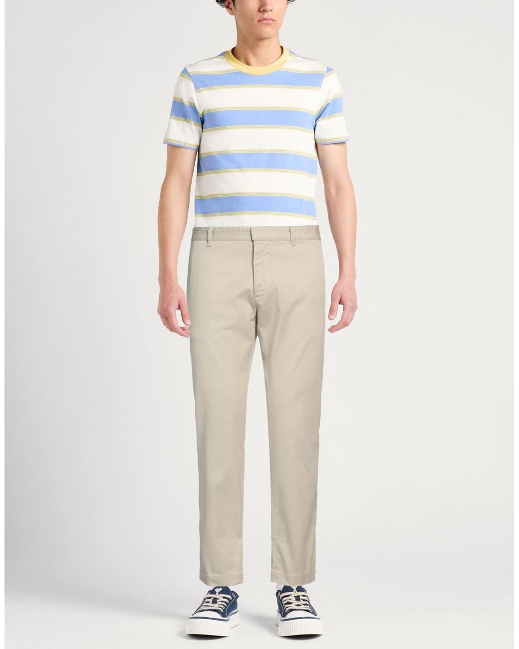 Pantalone di DSquared² in Natural da Uomo