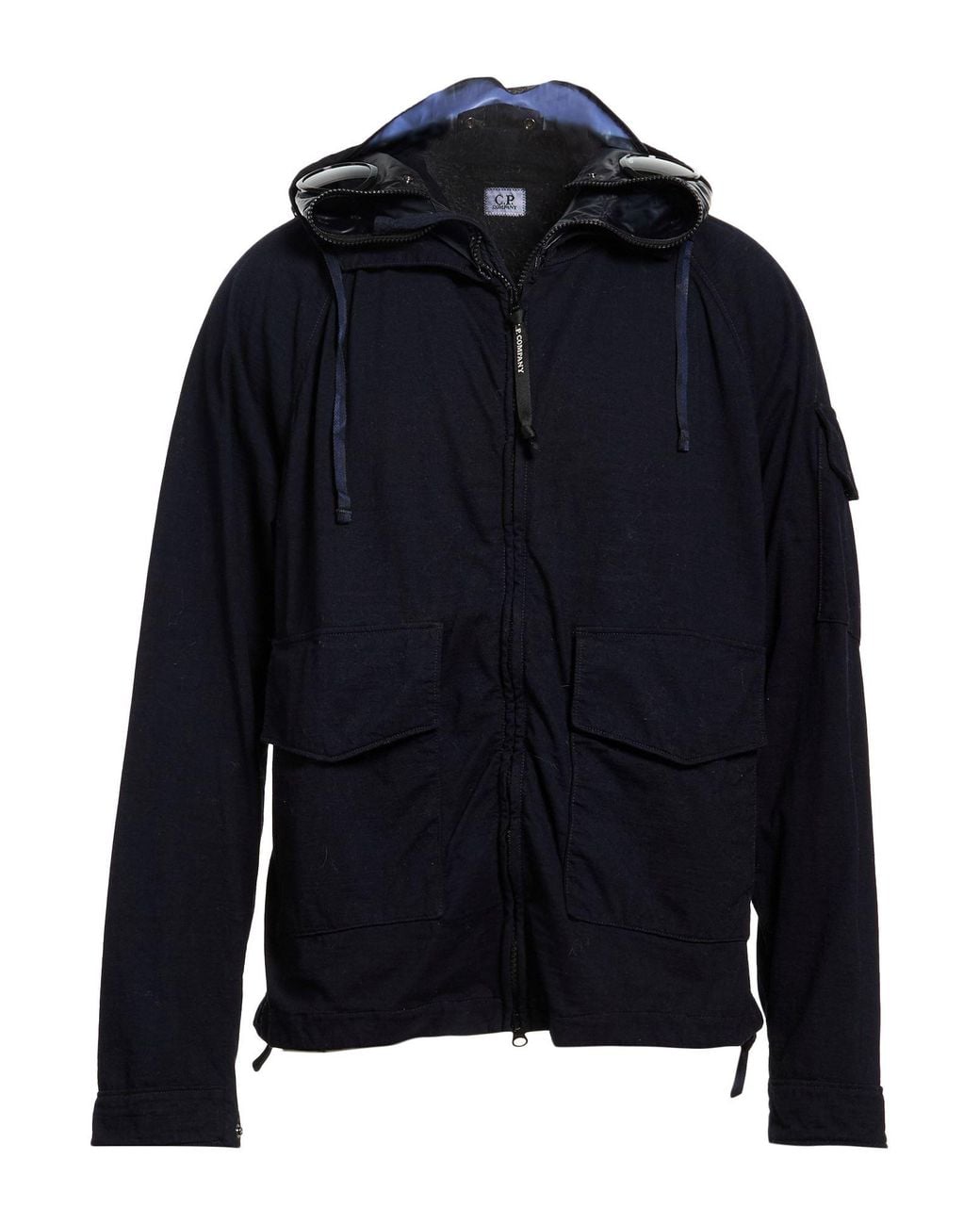 C P Company Blue Jacket Polyamide, Polyurethane for men