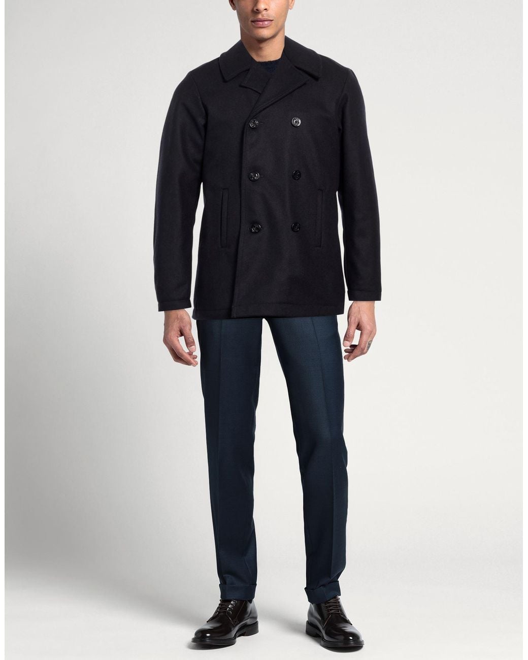 Bl'ker Blue Coat Wool, Polyamide for men