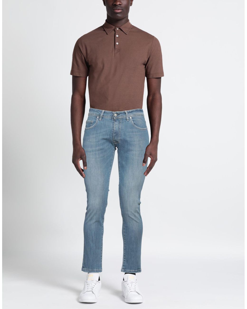 Daniele Alessandrini Blue Jeans Cotton, Elastane for men