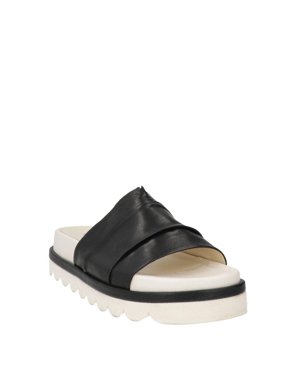 Elvio Zanon Black Sandals