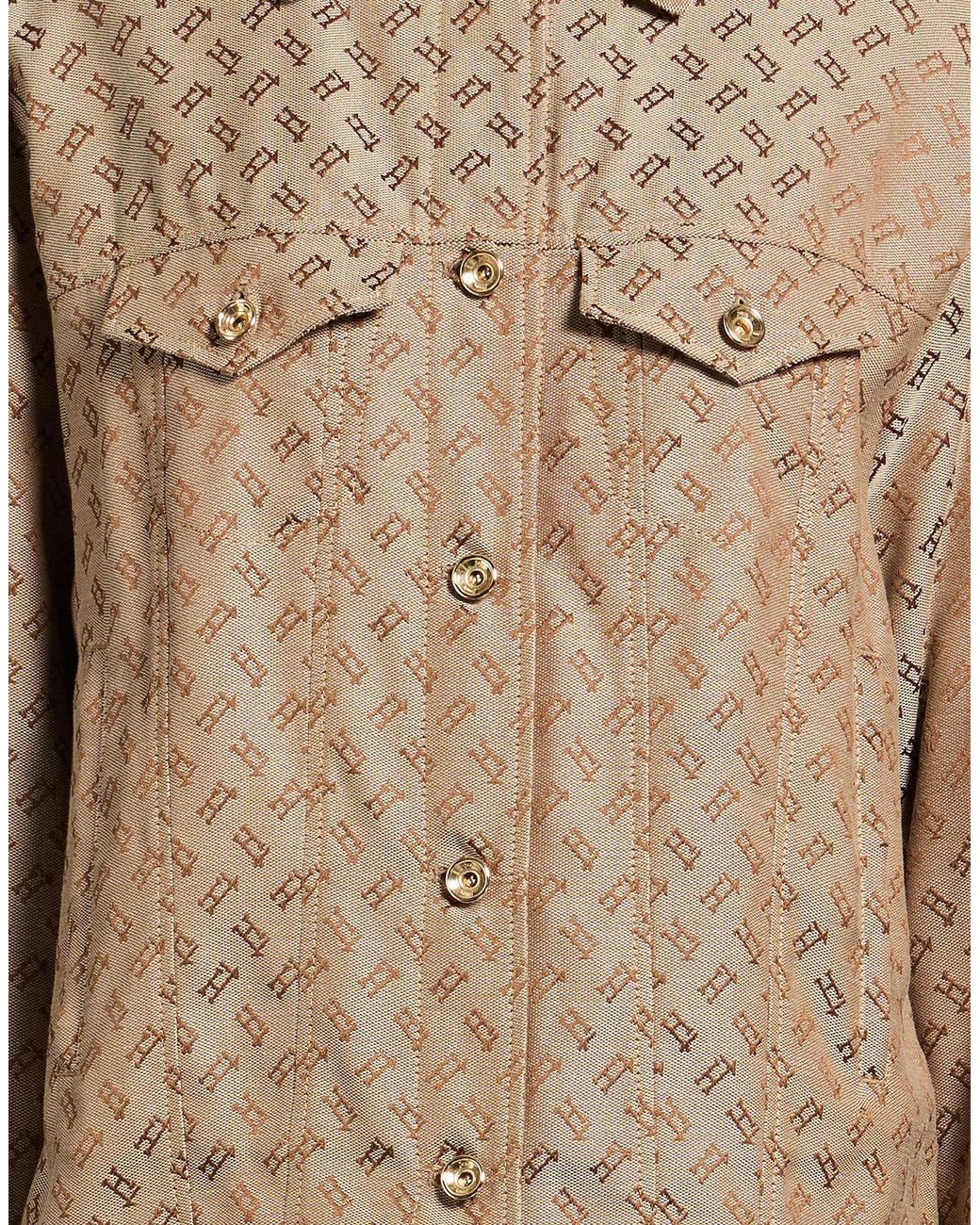 Herno Brown Khaki Jacket Polyester, Cotton