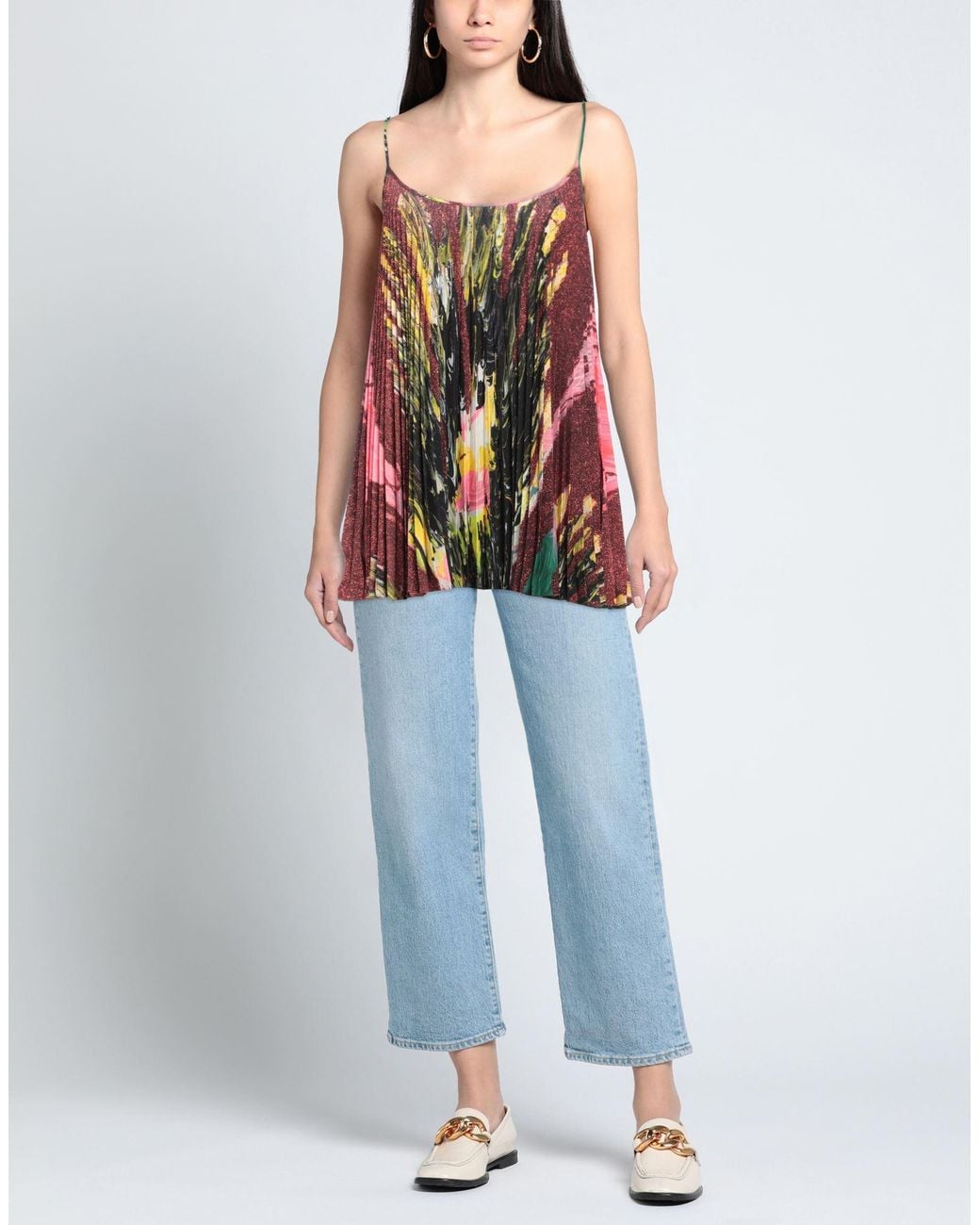 Christopher Kane Red Top Polyester